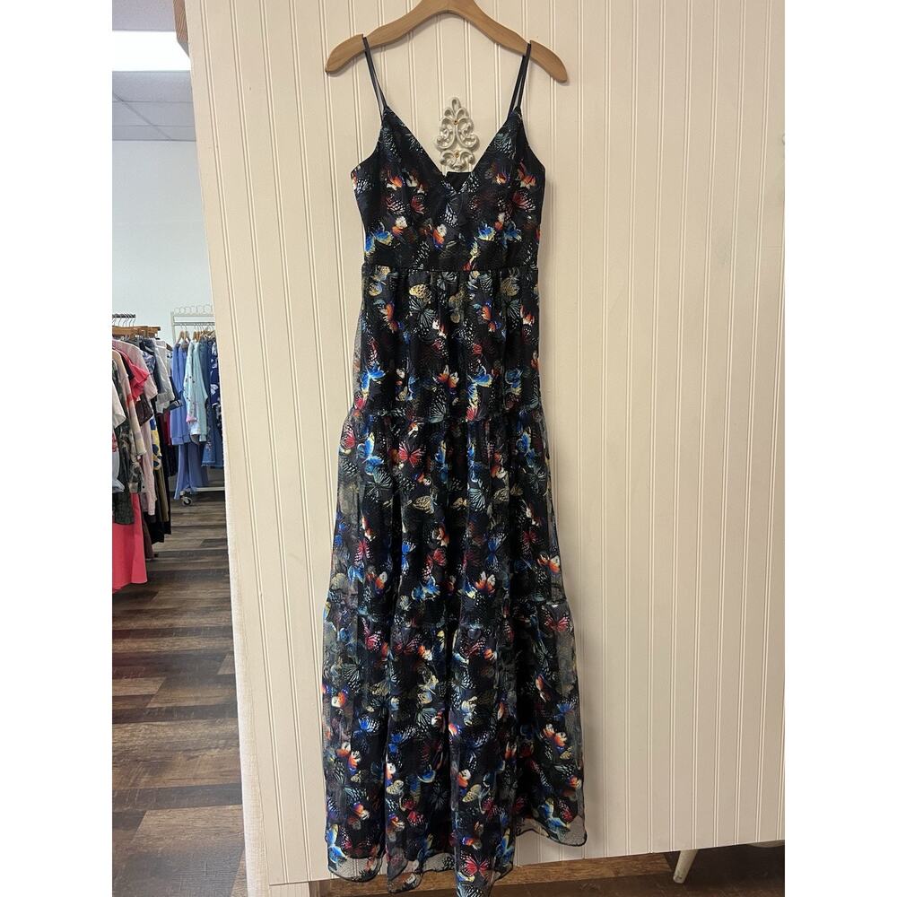 NWT Johnny Was Papillon Embroidered Maxi Dress Size 6 - Picture 6 of 9